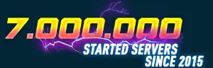 7 000 000 servers started